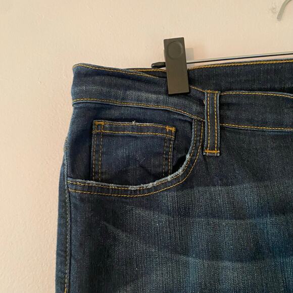 Judy Blue Dark Wash Relaxed Fit Jeans Skinny Straight Preppy Women's size 3XL - Picture 4 of 11